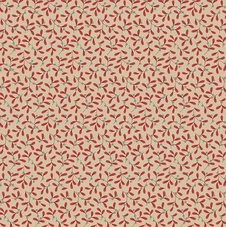 Merry Little Christmas Mistletoe Red Wallpaper 1