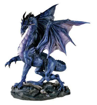 Midnight Dragon Miniature – Dark-Themed Fantasy Collectible 1