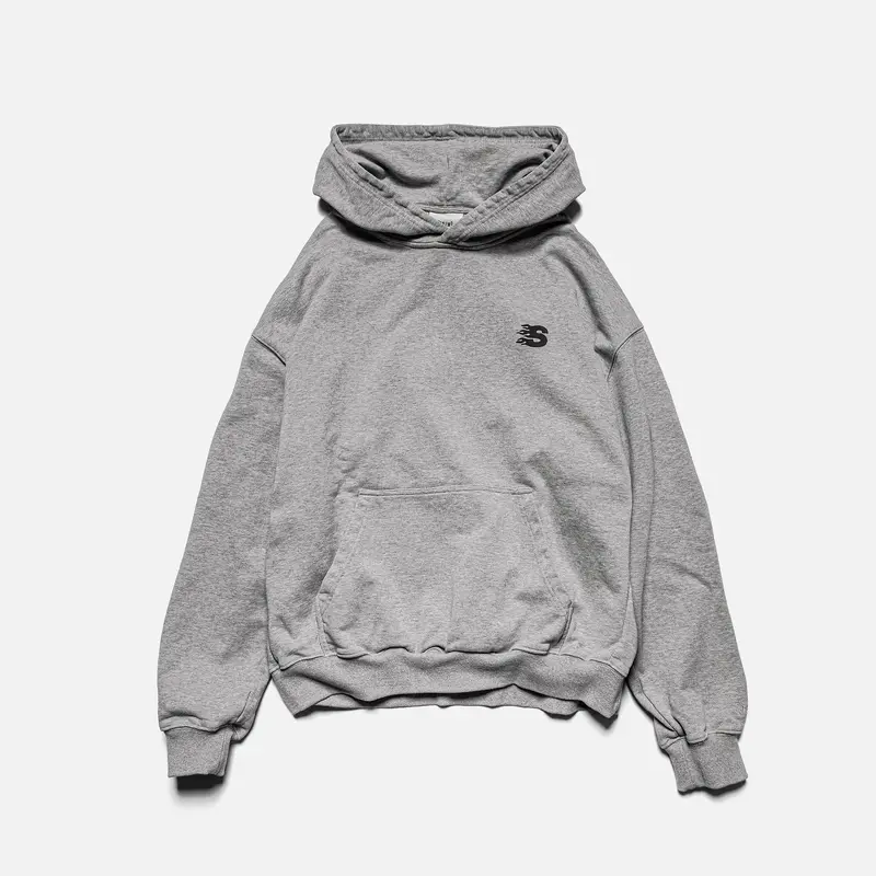 Mini Heather Grey Hoodie 1