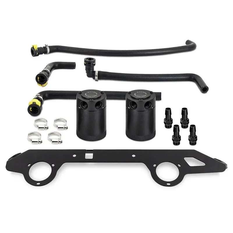 Mishimoto Baffled Oil Catch Can System For 2023+ Ford Bronco 2.7L Engine 1
