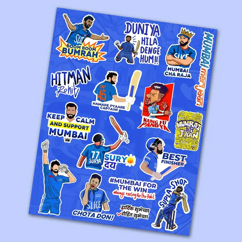 Mumbai-Style Mini Sticker Collection 1