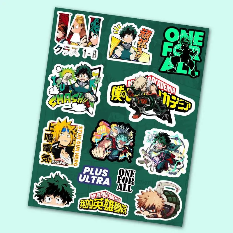 My Hero Academia Character Mini Sticker Set 1