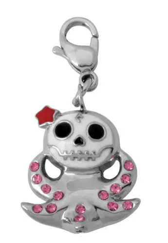 Octopee Octopus Charm – Detailed 316L Stainless Steel Accent 1