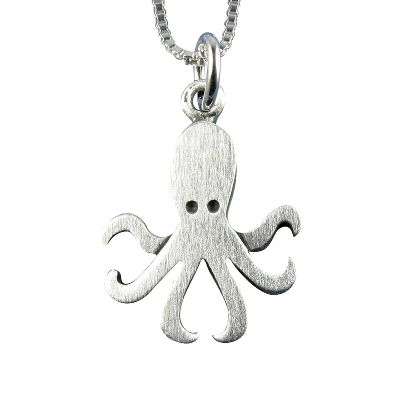 Octopus-Themed Jewelry Pendant 1