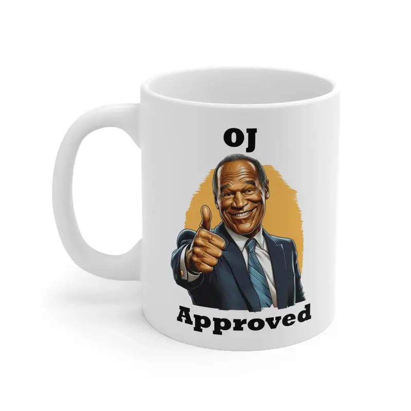 Oj Approved Ceramic Coffee Mug – Dishwasher-Safe Design 1
