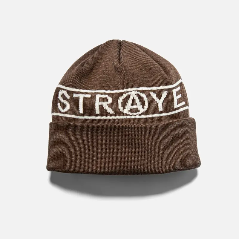 One-Size Knit Beanie In Brown 1