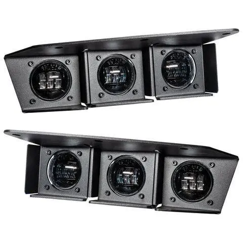 Oracle Triple Led Fog Light Kit For 2021+ Bronco Hd Modular Steel Bumper 1