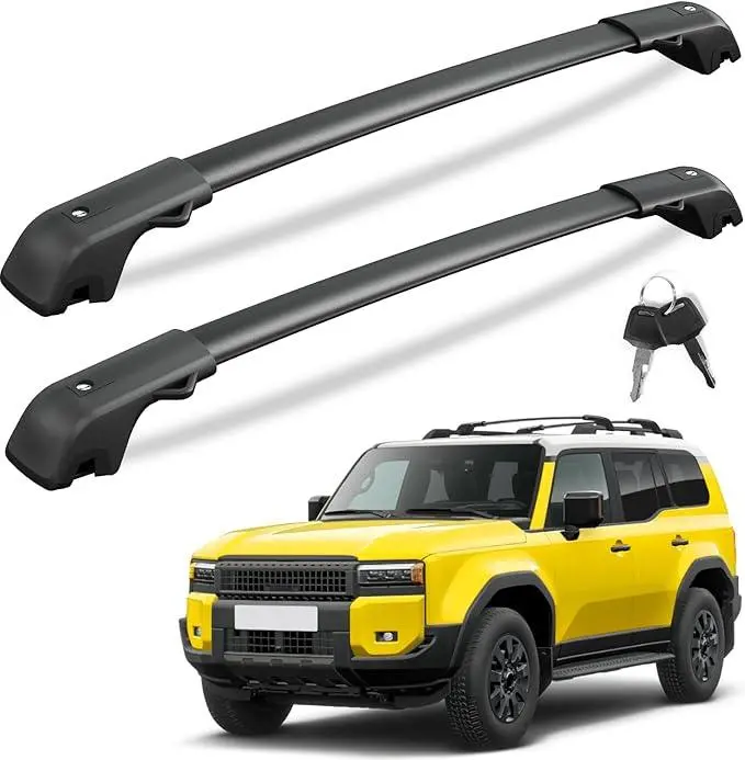 Osd Lockable Heavy-Duty Roof Rack Crossbars (220 Lb Capacity) For 2024+ Land Cruiser And Gx 550 1