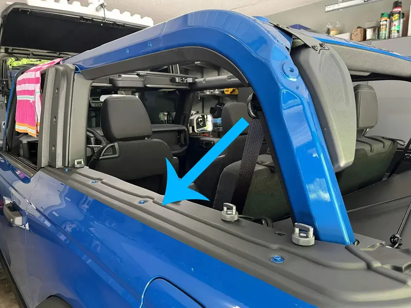 Osd Plastic Ledge Protection Panels (2-Piece Set) For 2021+ Bronco 2-Door 1