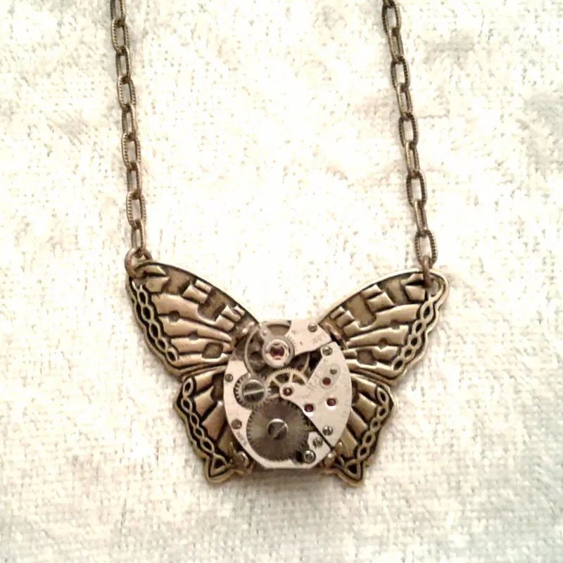 Petite Butterfly-Shaped Pendant 1