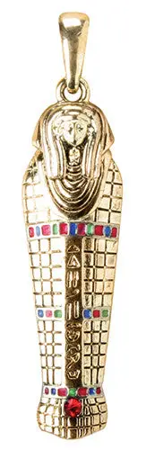 Pharaoh’S Coffin Pendant – Ancient Egypt Themed Necklace (Case Of 30) 1