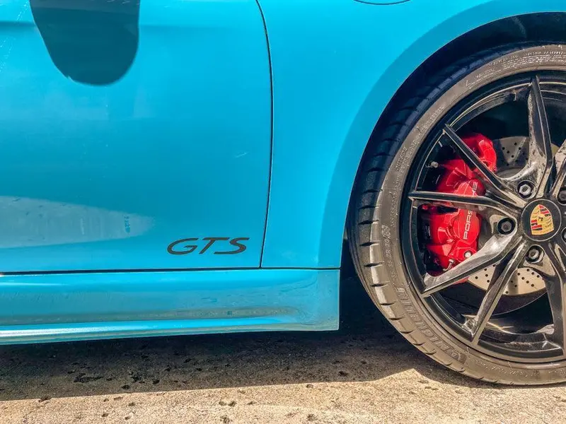 Porsche Gts Door Vinyl Emblems – Compatible With Boxster, Cayman, 911, Macan, Cayenne, Panamera 1
