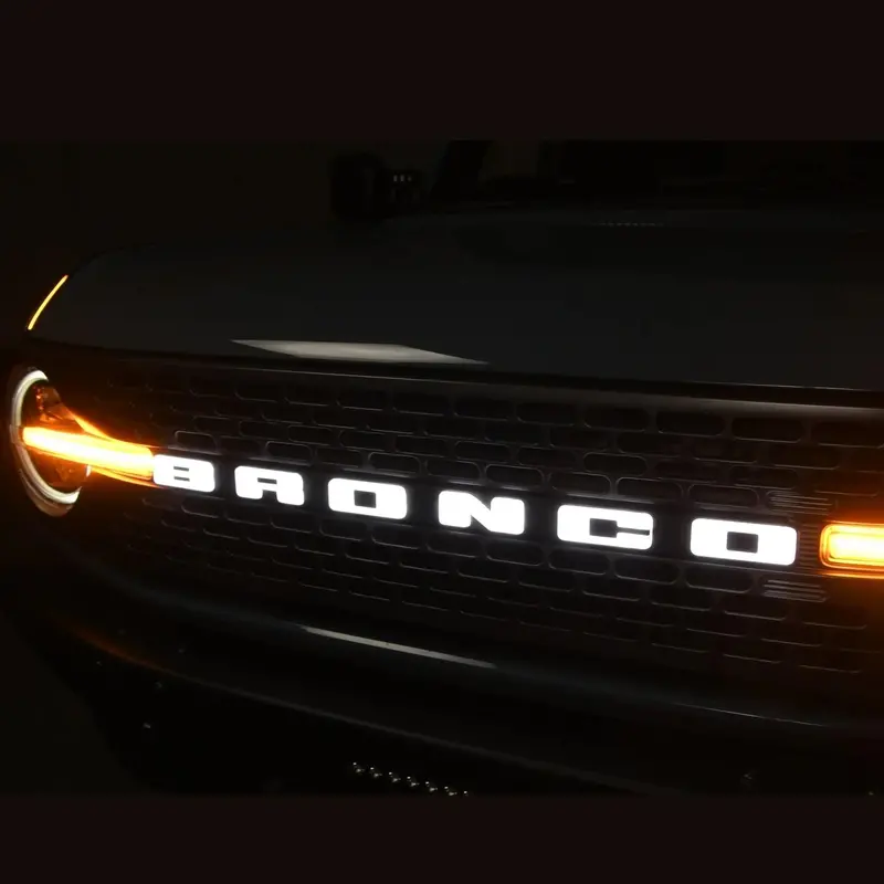 Putco Luminix Licensed Bronco Grille Led Lettering – For 2021+ Ford Bronco 1