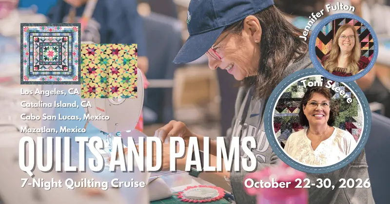 Quilts & Palms 2026 Tropical Quilting Cruise 1