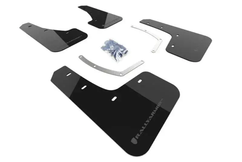 Rally Armor Black Ur Mud Flaps With Grey Logo – Precision Fit For 2019+ Subaru Ascent 1