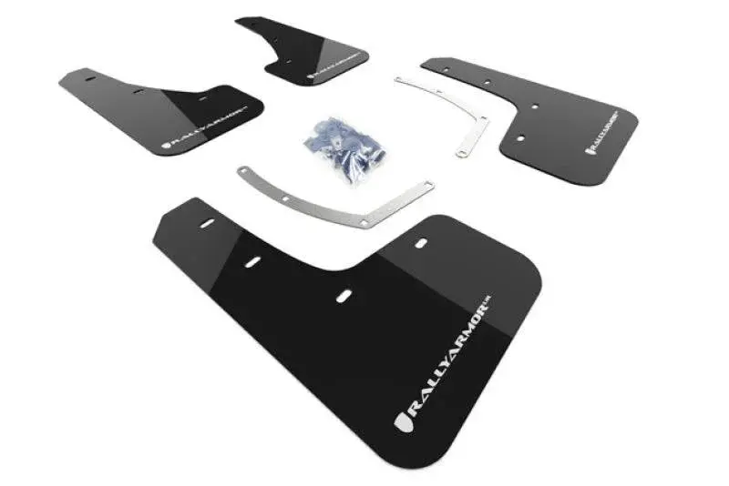 Rally Armor Black Ur Mud Flaps With White Logo – Custom Fit For 2019+ Subaru Ascent 1