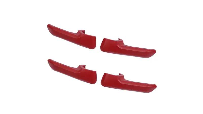 Red Accented Door Handle Covers For 2022+ Tundra, 2024+ Tacoma, 2025+ 4Runner 1
