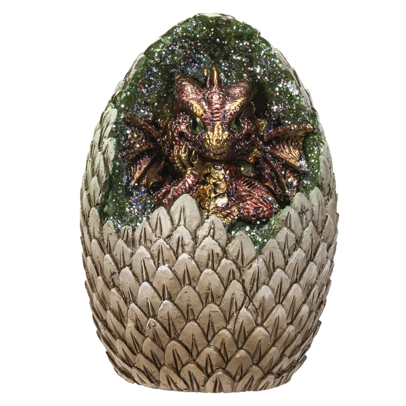 Red Dragon Led Lighted Egg Ornament (48-Pack) 1