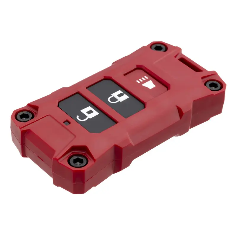 Red Injection-Molded Key Fob Replacement (V2) For 2018+ Jeep Wrangler Jl & Gladiator Jt 1