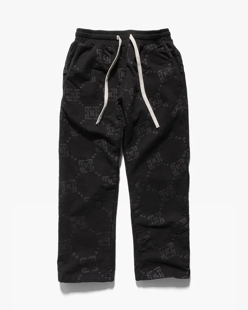 Repeat Washed Black Sweatpants 1