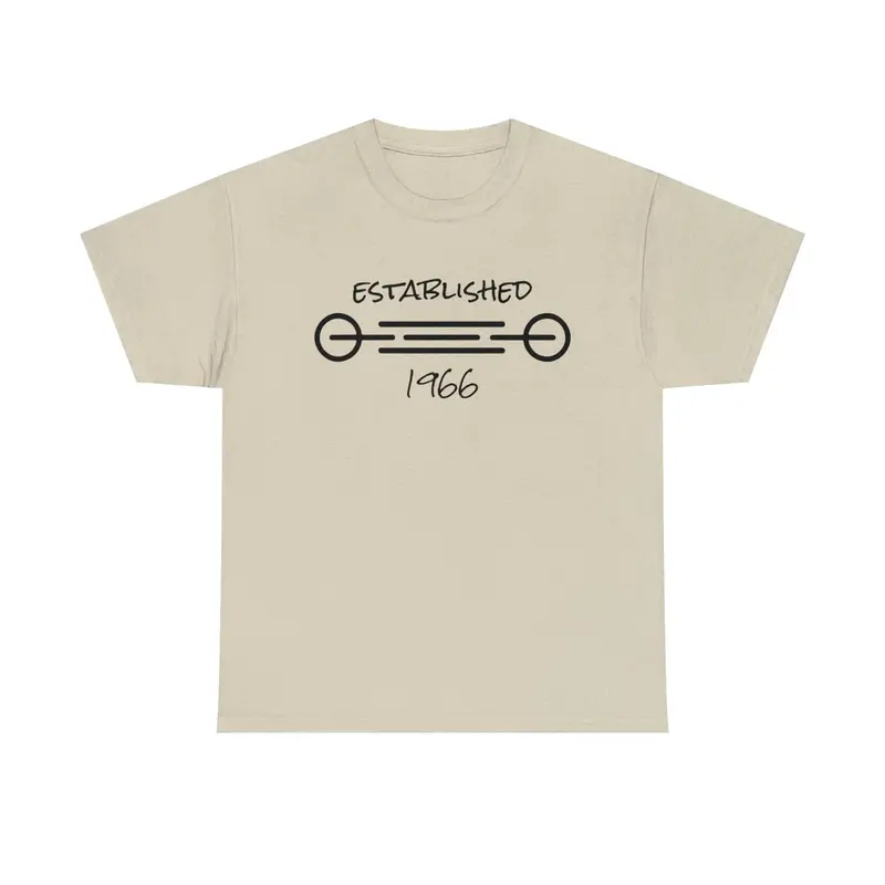 Retro 'Established 1966' Grille-Themed T-Shirt 9