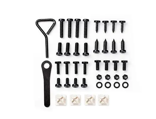 Rightcar Solutions Anti-Theft, Corrosion-Resistant License Plate Screw Kit — Universal Application 1