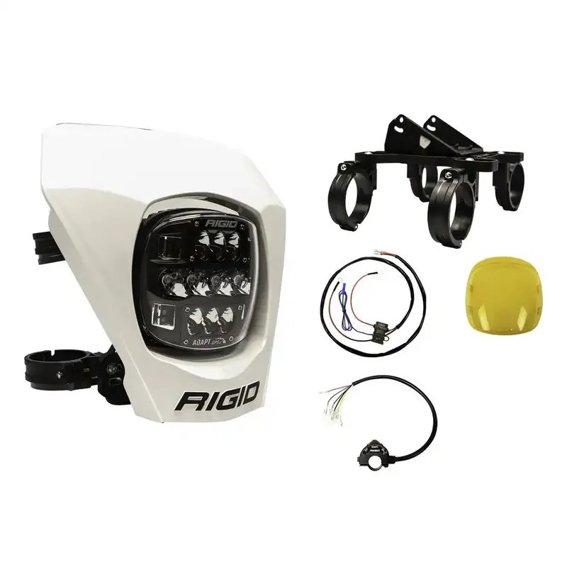 Rigid Industries Adapt Xe Extreme Enduro Led Moto Kit – White, Ready-To-Ride 1