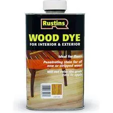 Rustins Professional Wood Dye – 250 Ml Bottle 1