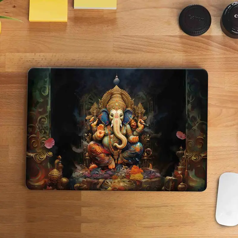 Sacred Lord Ganesha Laptop Decal 1