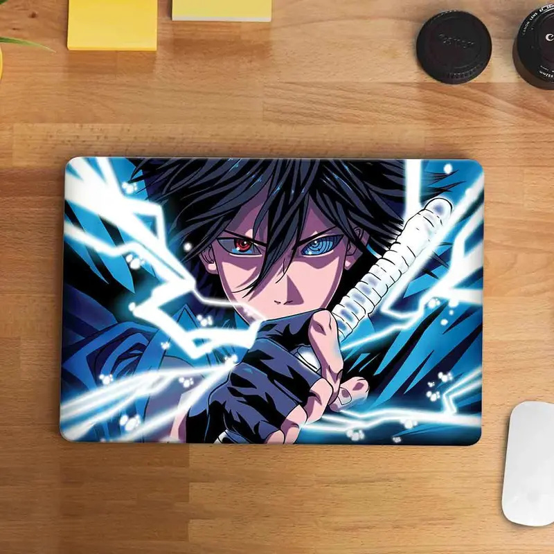 Sasuke-Inspired Anime Laptop Wrap 1