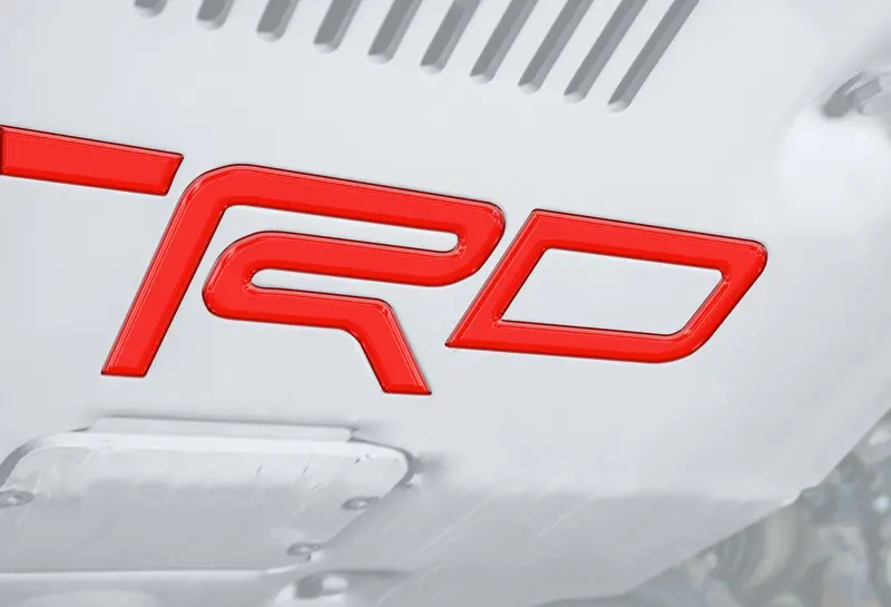 Skid Plate Letter Inserts For 2010–2024 Toyota 4Runner 1