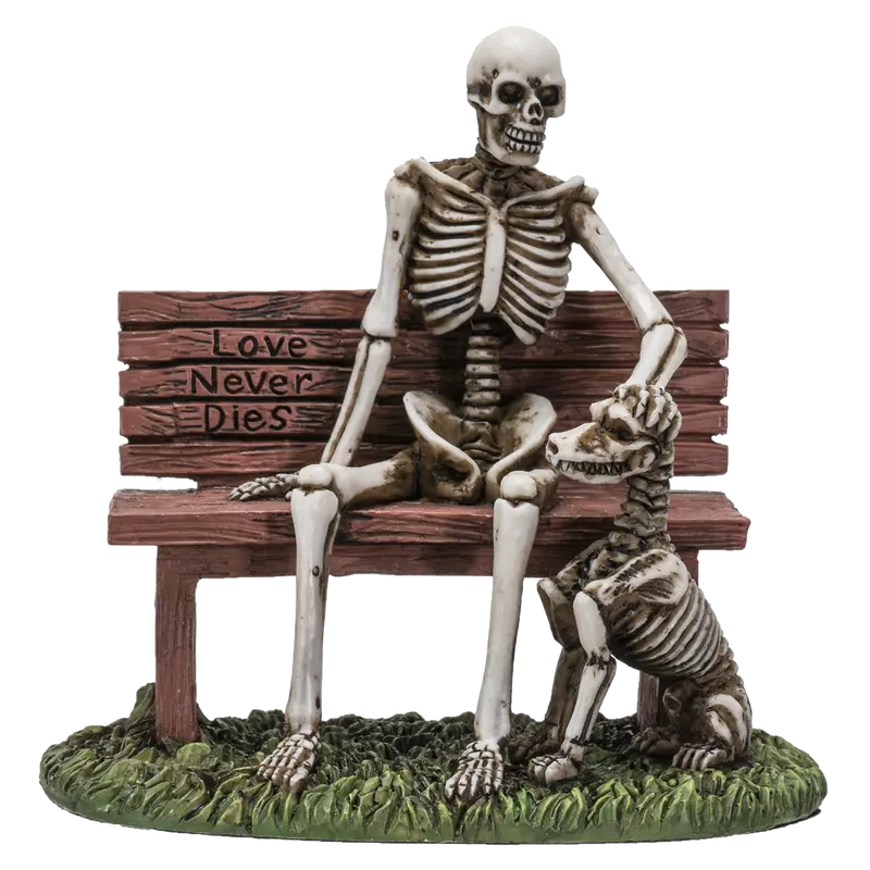 Skull And Dog Decorative Figurine – 24-Piece Set 1