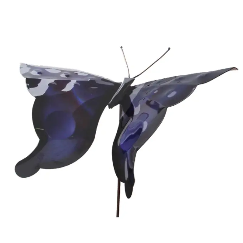 Sky Blue Butterfly Garden Stake 1