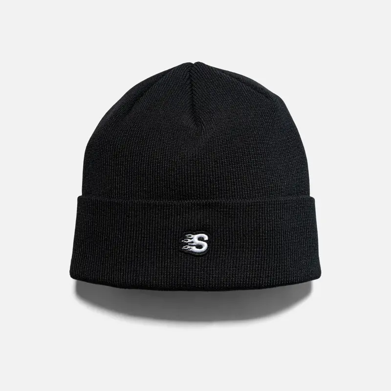 Slim-Fit Black Mini Beanie 1