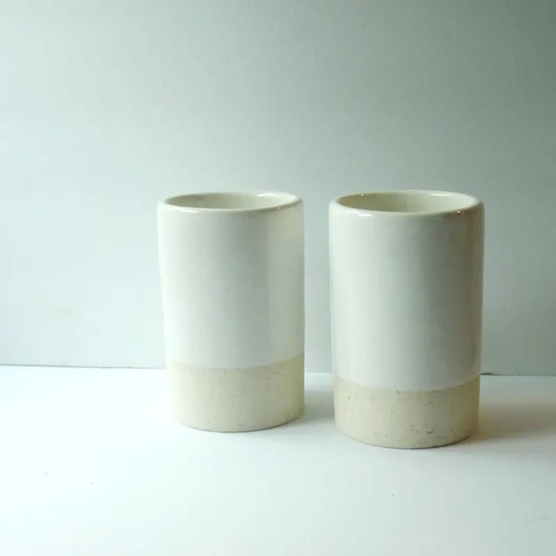 Small Cylindrical Ceramic Mug 1