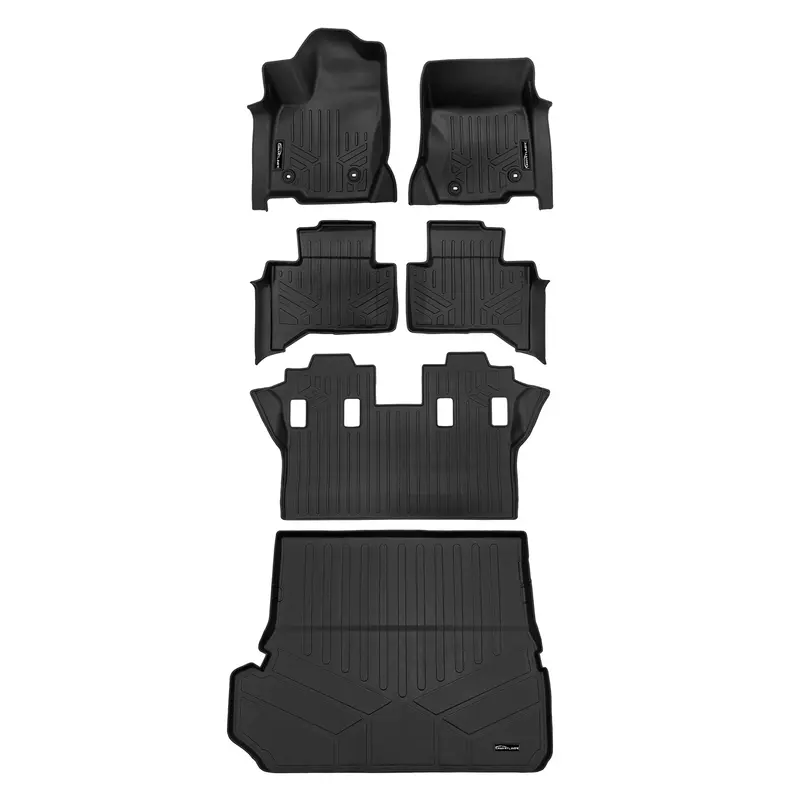 Smartliner Custom-Fit Floor Liners — All-Weather Protection For 2024+ Toyota Gx 550 (7-Passenger) 1