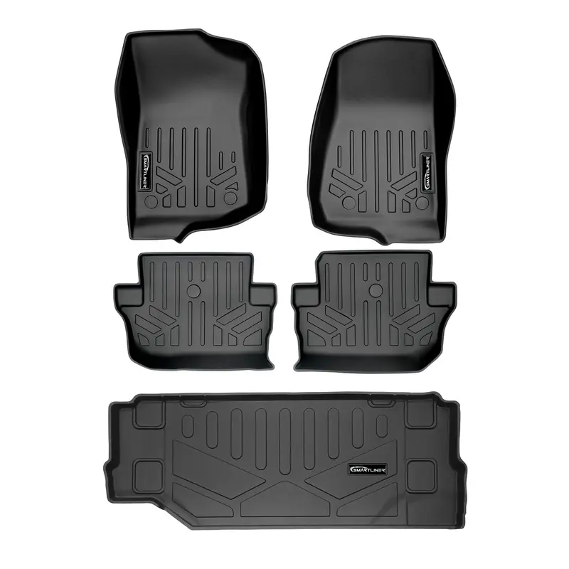 Smartliner Custom Floor Liners For 2018+ Jeep Wrangler Jl 2-Door (Jl Model Only) 1