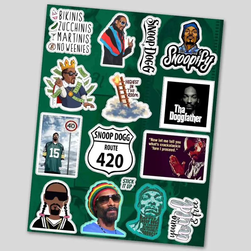 Snoop Dogg Tiny Sticker Sheet 1