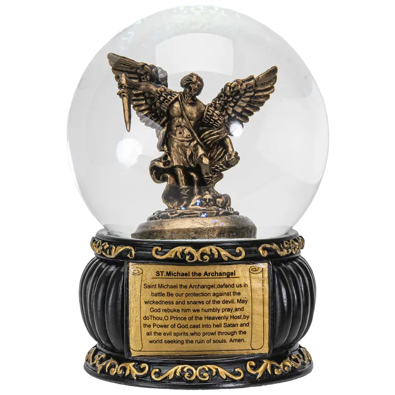 St. Michael Water Globe – 100Mm, 12-Pack 1