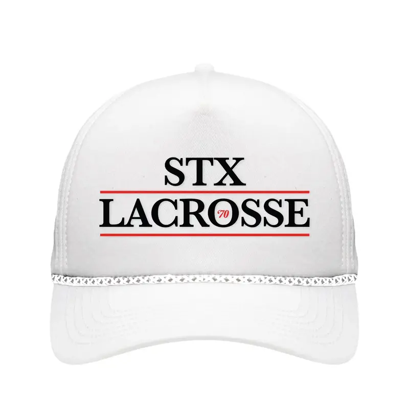 Stx White Rope Detail Lacrosse Hat 1