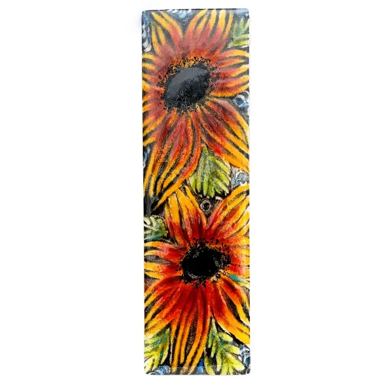 Sunflower-Themed Stained Glass Panel 1