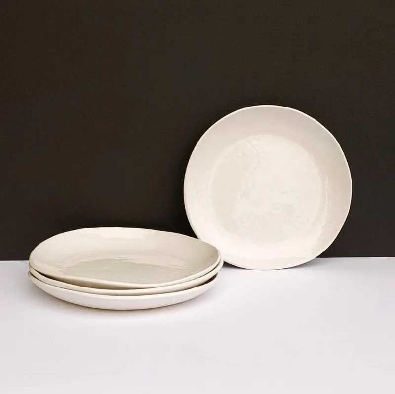 Textured Ceramic Dinner Plates 1
