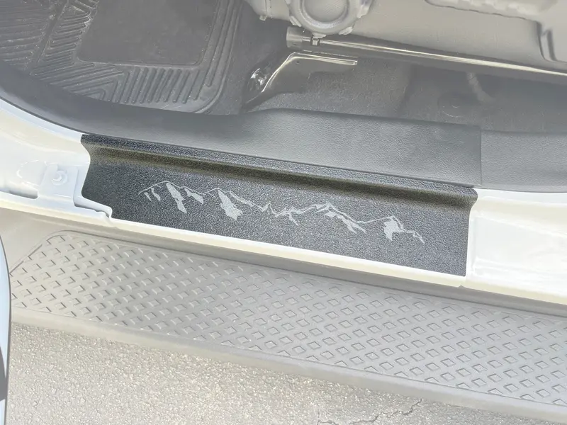Textured Door Sill Protection Overlays For 2018+ Jeep Wrangler Jl & Gladiator Jt 1