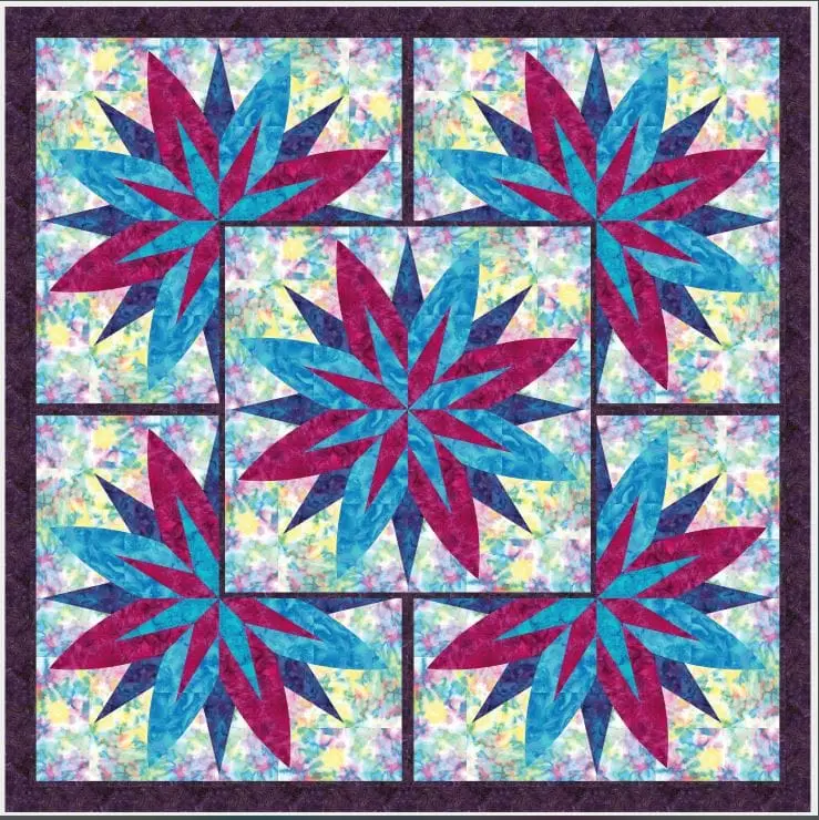The Most Curious Garden Quilt Kit – Precut 68-Inch Square 1