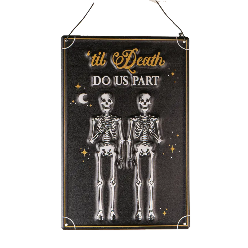 Til Death Do Us Part Couple Wall Hanging Sign – Pack Of 36 1
