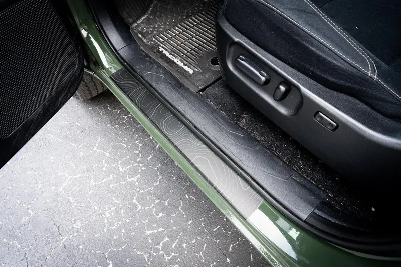 Topo Door Sill Protector Overlays For 2016–2023 Toyota Tacoma Double Cab 1