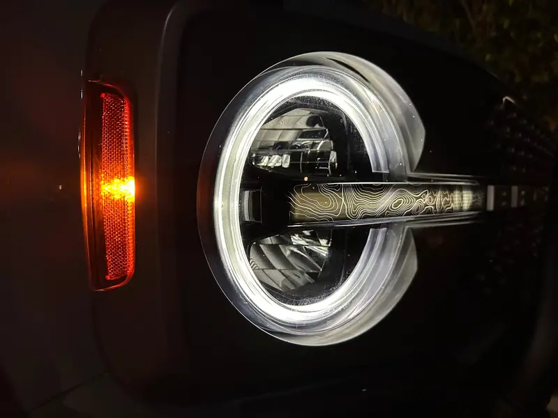 Topo Signature Drl Bar Overlays (Printed) – 2021+ Ford Bronco With Signature Headlights 1