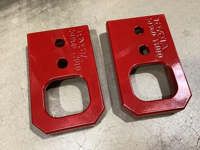 Toyota-Branded Red Tow Hooks For 2024+ Land Cruiser, Tacoma, And 2025+ 4Runner 1
