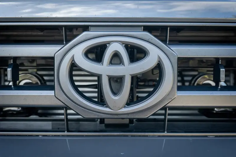 Toyota Matte Black Front Emblem Abs Overlay – Fits Tacoma And 4Runner Models 1