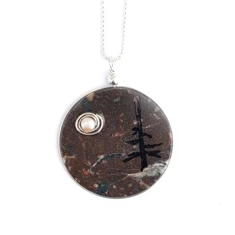 Triple-Large Northern Moon Pendant Set 1